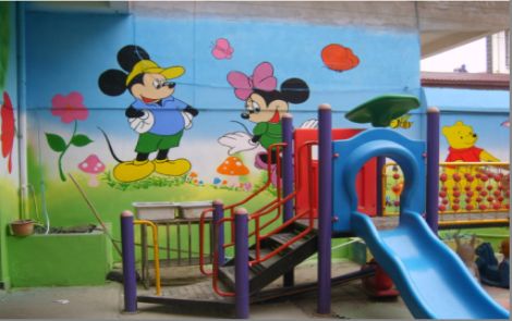 漯河幼儿园室外彩绘